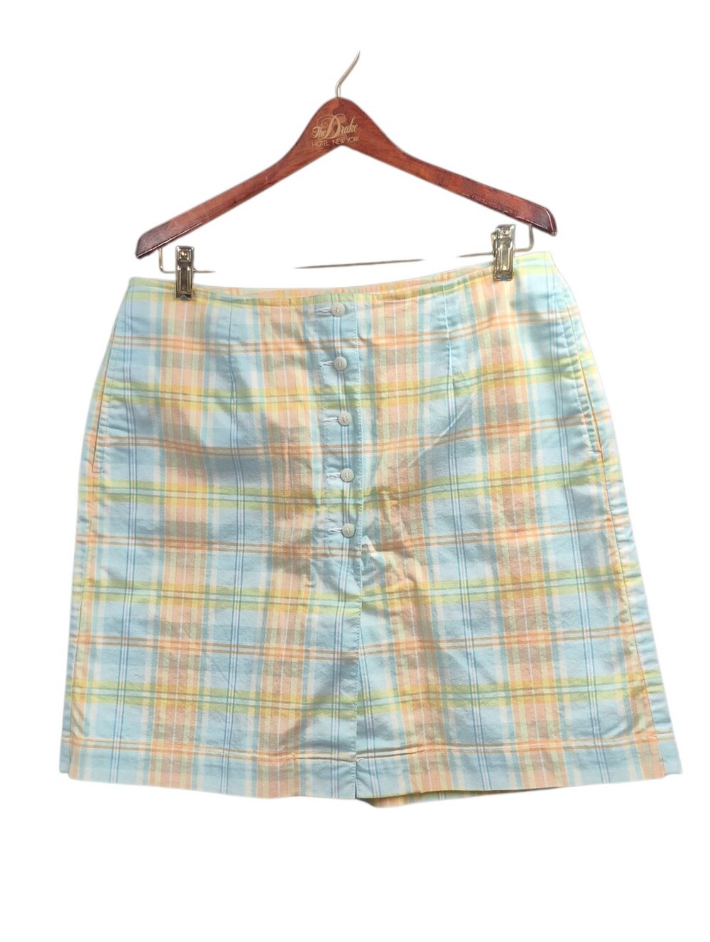Liz Claiborne Pastel Plaid Golf Shorts Skort Lizgolf Size 12
